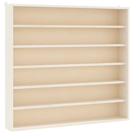 Vidaxl houten verzamelvitrine met 6 planken 60x8,5x55 cm