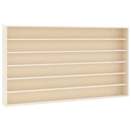 Vidaxl houten verzamelvitrine met 6 planken 80x8,5x55 cm