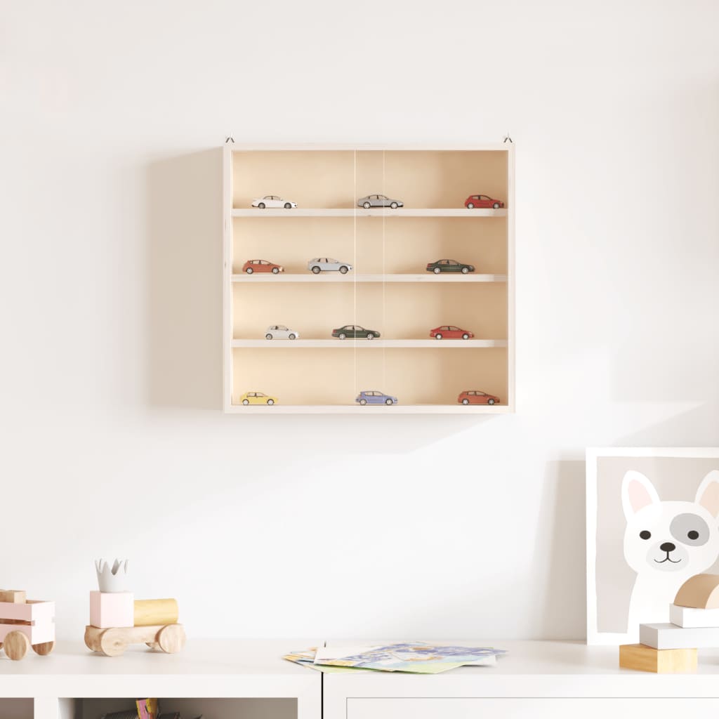 Vidaxl houten verzamelvitrine met deuren 40x8,5x37 cm