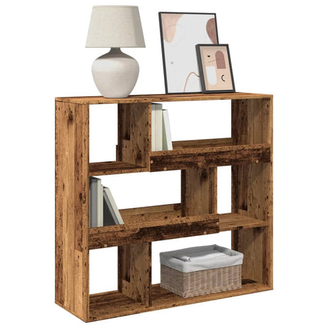 Vidaxl kamerscherm 100x33x94,5 cm bewerkt hout oud houtkleurig