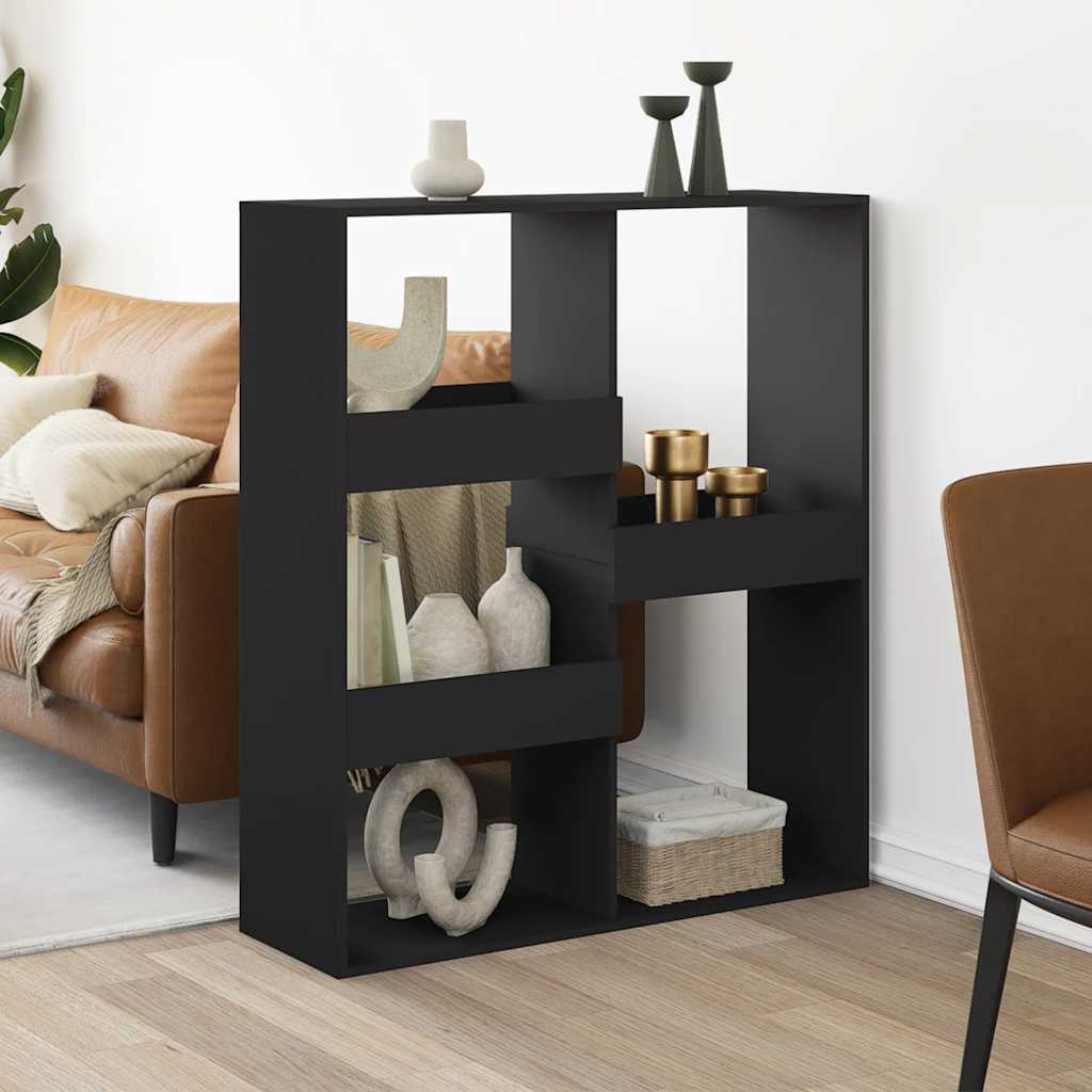 Vidaxl kamerscherm 100x33x115 cm bewerkt hout zwart