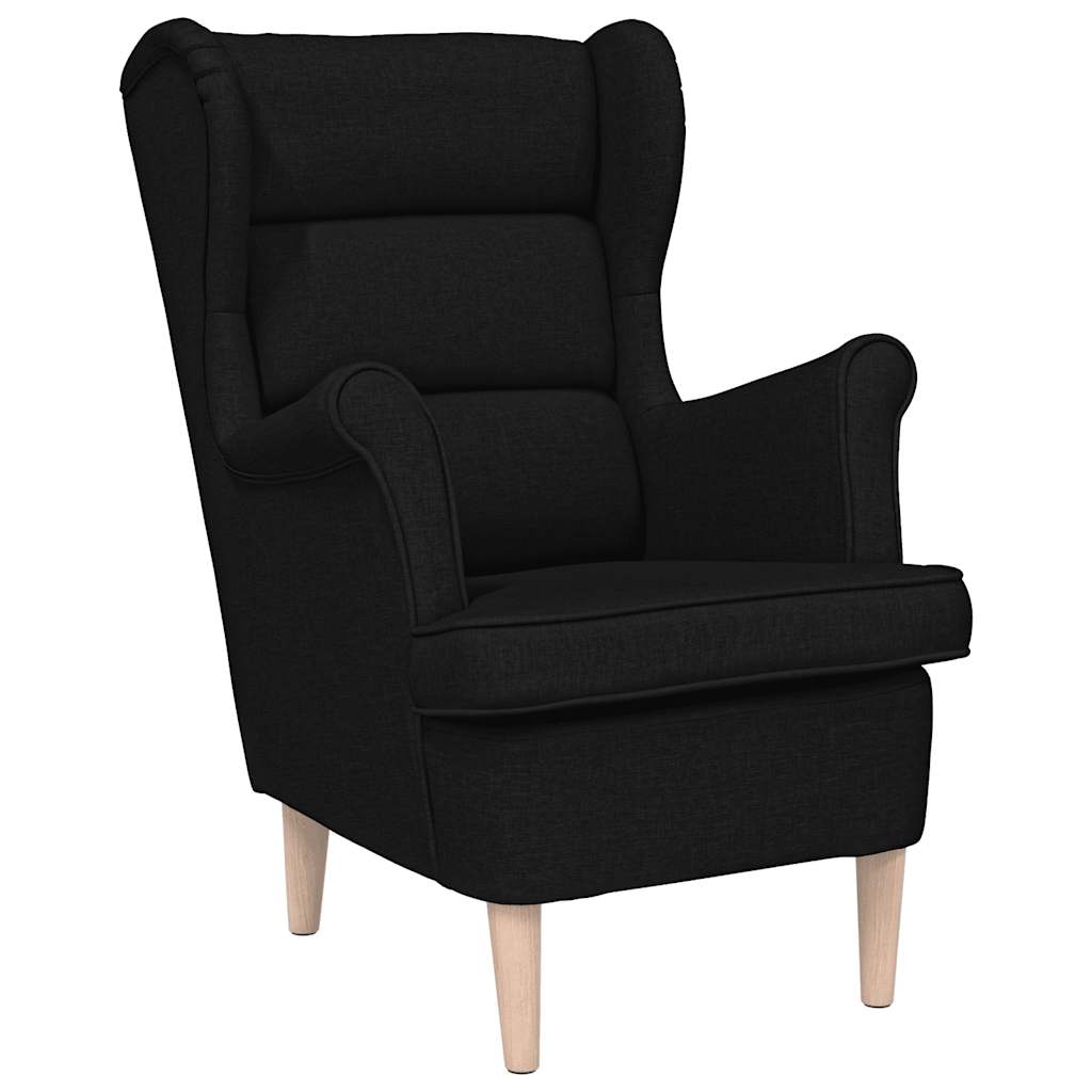 Vidaxl fauteuil 74x84x100 cm stof zwart