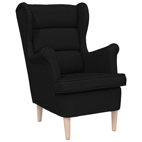 Vidaxl fauteuil 74x84x100 cm stof zwart