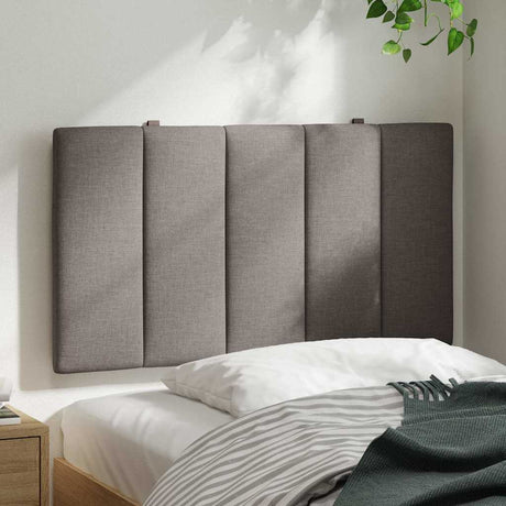 Vidaxl hoofdbordkussen hanko 80 cm stof taupe