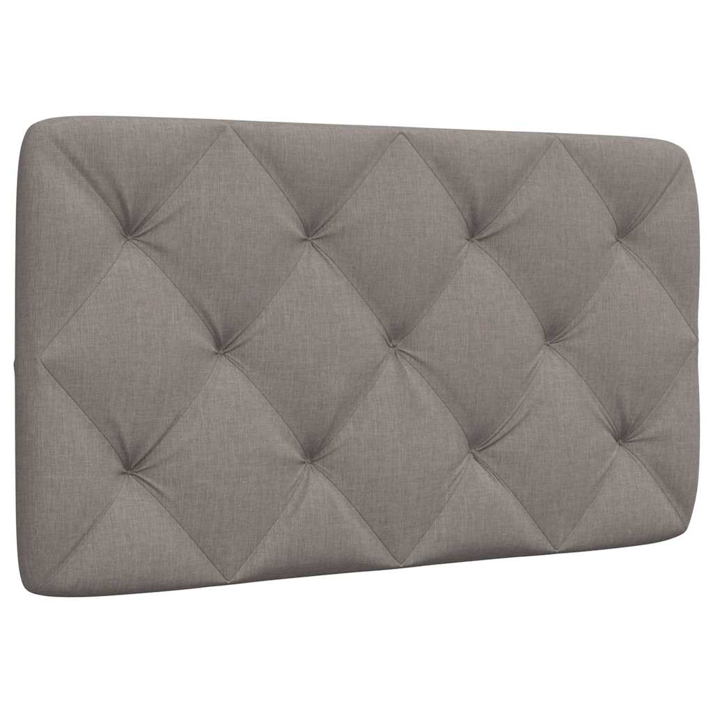 Vidaxl hoofdbordkussen 90 cm stof taupe