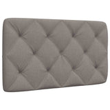 Vidaxl hoofdbordkussen 90 cm stof taupe