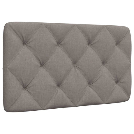 Vidaxl hoofdbordkussen 90 cm stof taupe