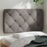 Vidaxl hoofdbordkussen 90 cm stof taupe