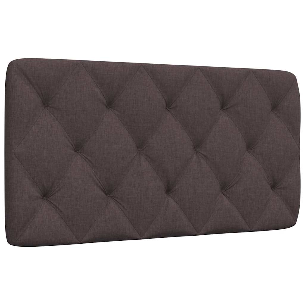 Vidaxl hoofdbordkussen 100 cm stof donkerbruin