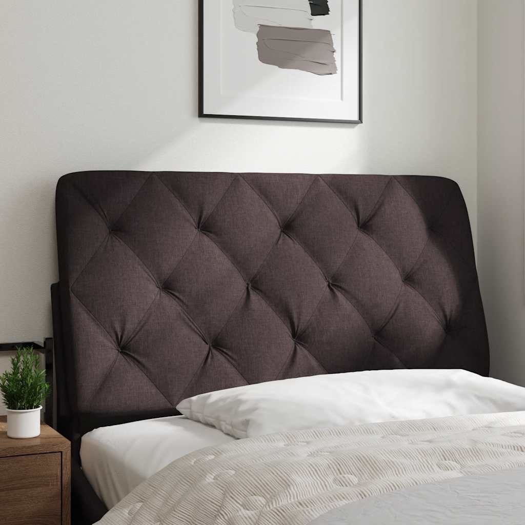 Vidaxl hoofdbordkussen 100 cm stof donkerbruin