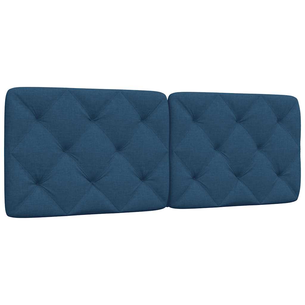 Vidaxl hoofdbordkussen 120 cm stof blauw