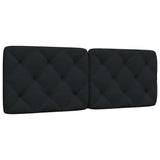Vidaxl hoofdbordkussen 140 cm stof zwart