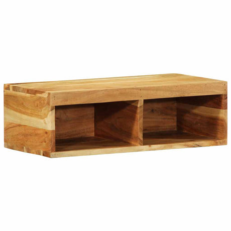 Vidaxl tv-meubel wandmontage 60x30x19 cm massief acaciahout