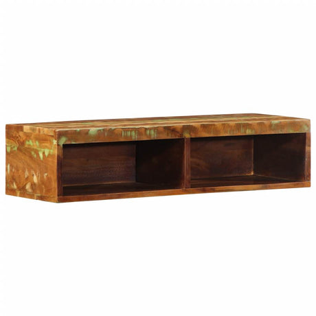 Vidaxl tv-meubel wandmontage 80x30x19 cm massief gerecycled hout