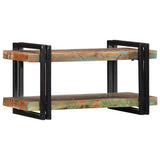 Vidaxl wandschap massief gerecycled hout meerkleurig