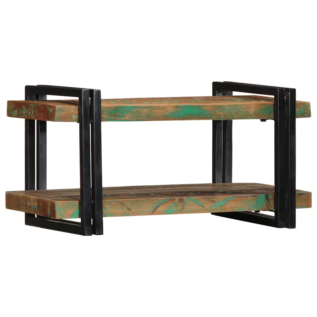 Vidaxl wandschap massief gerecycled hout meerkleurig