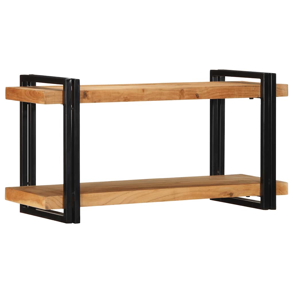 Vidaxl wandschap 90x33x45 cm massief acaciahout