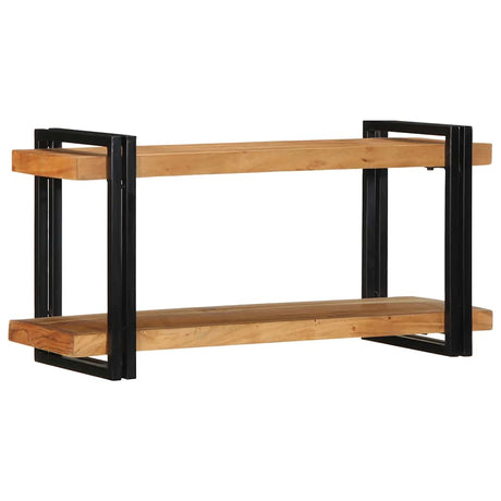 Vidaxl wandschap 90x33x45 cm massief acaciahout