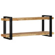 Vidaxl wandschap 110x33x45 cm massief ruw mangohout