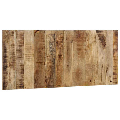 Vidaxl hoofdbord 120 cm massief ruw mangohout