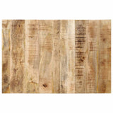 Vidaxl hoofdbord 120 cm massief ruw mangohout