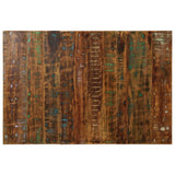 Vidaxl hoofdbord 120 cm massief gerecycled hout meerkleurig