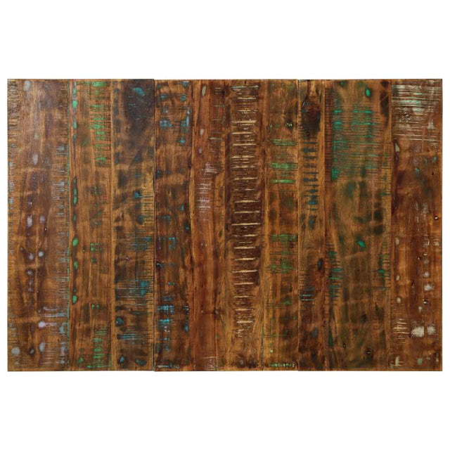 Vidaxl hoofdbord 120 cm massief gerecycled hout meerkleurig