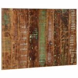 Vidaxl hoofdbord 120 cm massief gerecycled hout meerkleurig