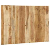 Vidaxl hoofdbord 120 cm massief acaciahout