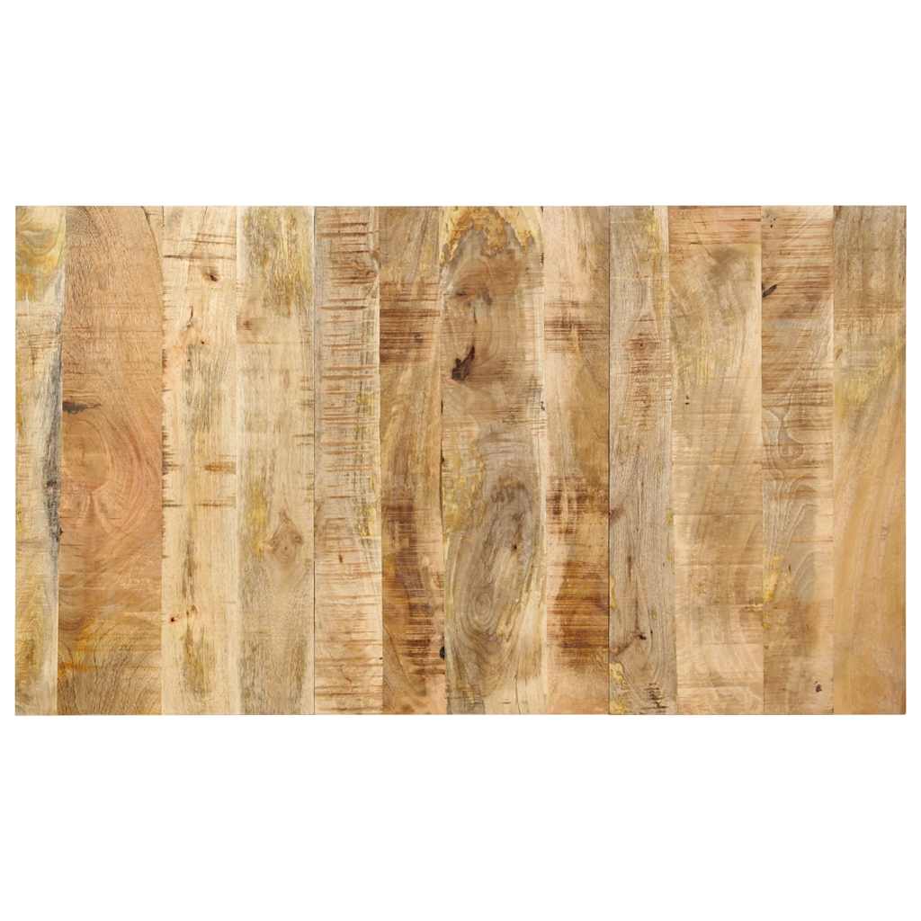 Vidaxl hoofdbord 140 cm massief ruw mangohout