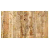 Vidaxl hoofdbord 140 cm massief ruw mangohout