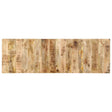 Vidaxl hoofdbord 160 cm massief ruw mangohout