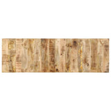 Vidaxl hoofdbord 160 cm massief ruw mangohout