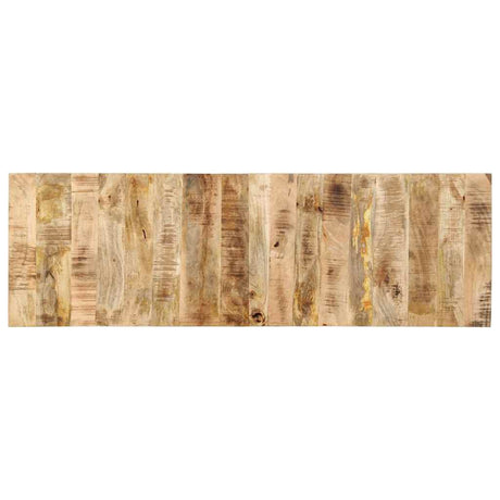 Vidaxl hoofdbord 160 cm massief ruw mangohout