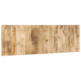 Vidaxl hoofdbord 160 cm massief ruw mangohout