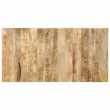 Vidaxl hoofdbord 160 cm massief ruw mangohout