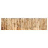 Vidaxl hoofdbord 200 cm massief ruw mangohout