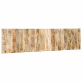 Vidaxl hoofdbord 200 cm massief ruw mangohout