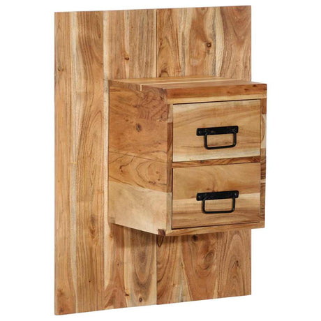 Vidaxl nachtkastje 60x32x80 cm massief acaciahout