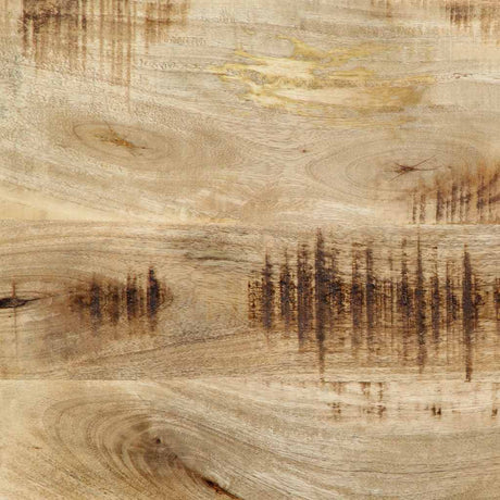 Vidaxl hoofdeinde 120 cm massief hout mango en ijzer
