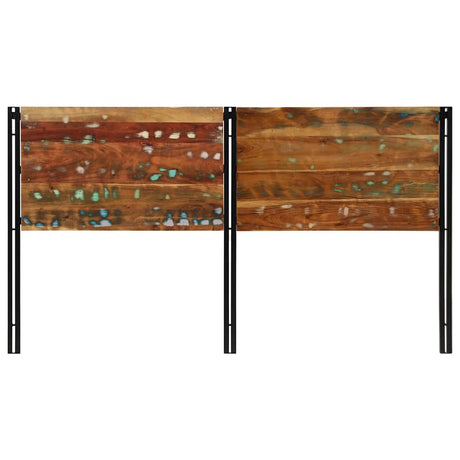 Vidaxl hoofdeinde 180 cm massief gerecycled en ijzer