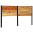 Vidaxl hoofdeinde 180 cm massief hout acaciahout en ijzer