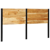 Vidaxl hoofdeinde 180 cm massief hout acaciahout en ijzer