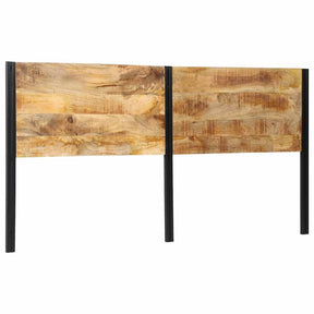Vidaxl hoofdeinde 200 cm massief hout mango en ijzer