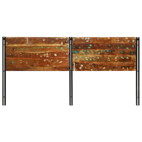 Vidaxl hoofdeinde 200 cm massief gerecycled en ijzer