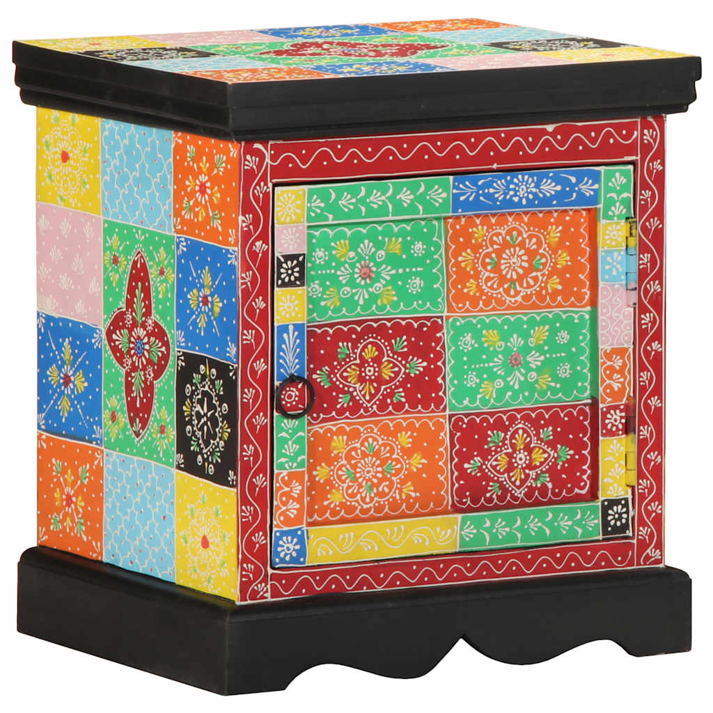 Vidaxl nachtkastje 40x35x45 cm massief mangohout mango