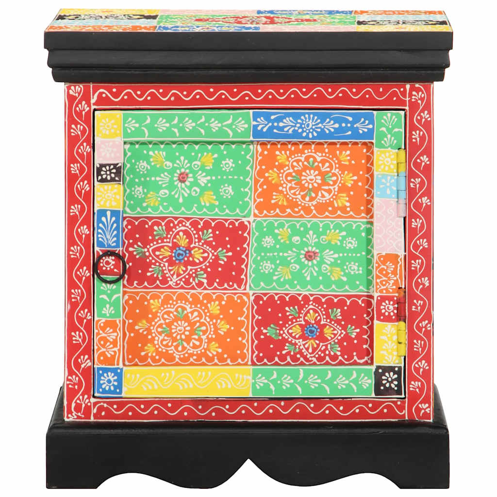 Vidaxl nachtkastje 2 st 40x35x45 cm massief mangohout mango