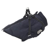 Vidaxl hondenjas met harnas waterdicht reflecterend marineblauw l68
