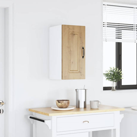 Vidaxl keukenbovenkast kalmar bewerkt hout artisanaal eikenkleur