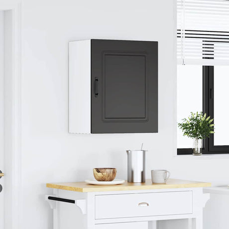 Vidaxl keuken wandkast kalmar zwart geengineerd hout
